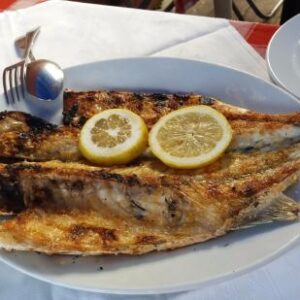 Lubina a la Brasa